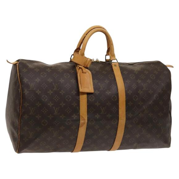 LOUIS VUITTON Monogram Keepall 55 Boston Bag M41424 - Picture 1 of 16